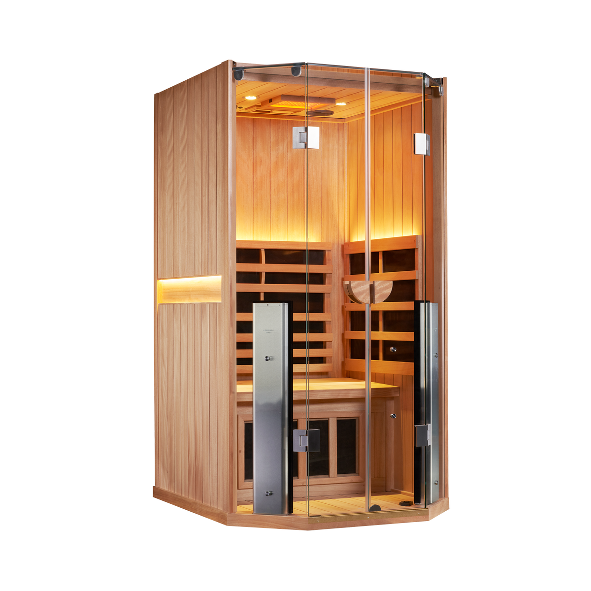Sanctuary 1-Person Sauna | Okoume Pro | EU Plug