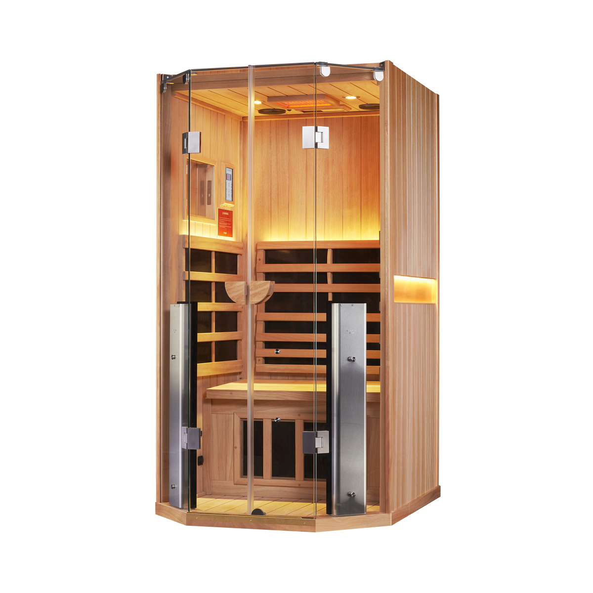Sanctuary 1-Person Sauna | Okoume Pro | EU Plug
