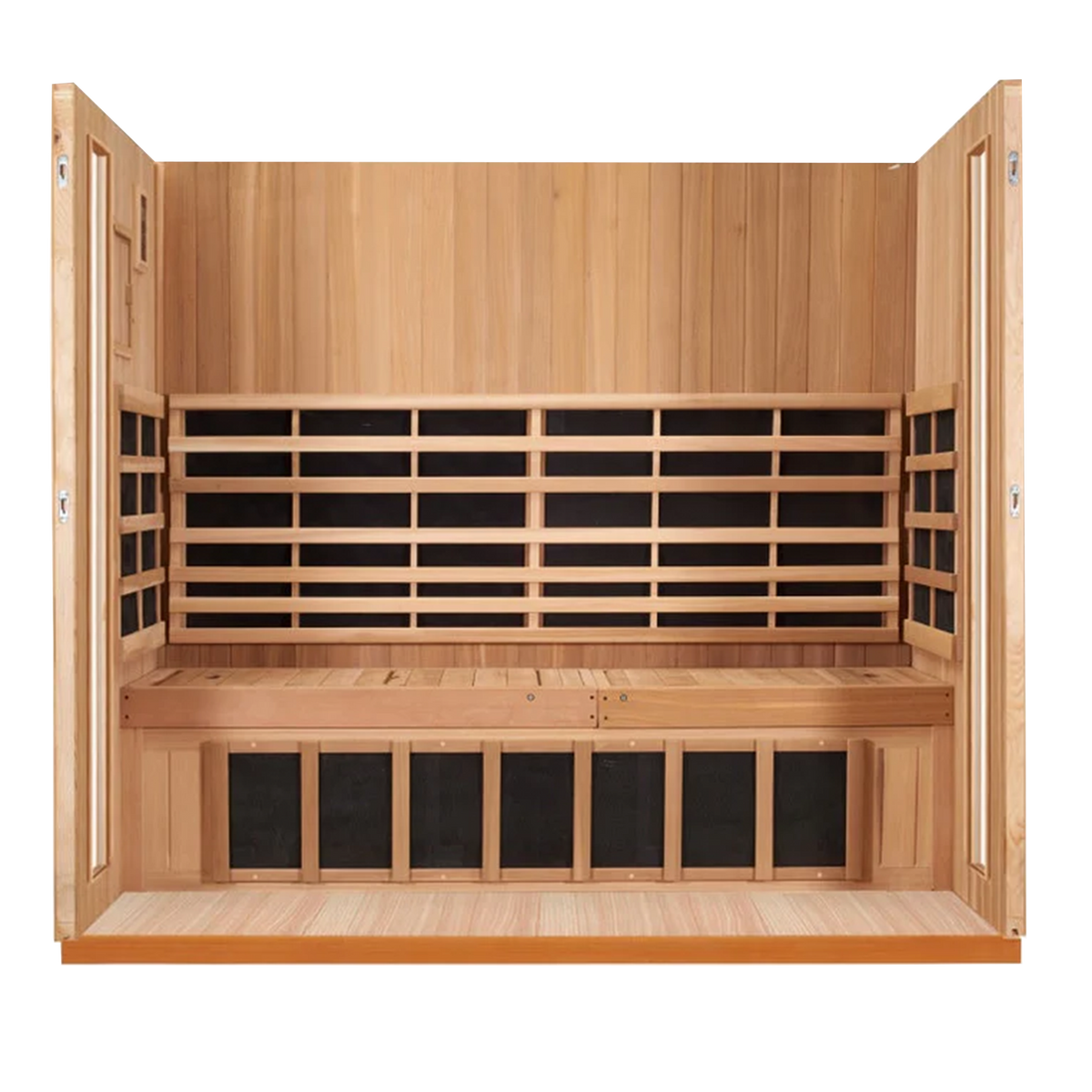 Sanctuary Outdoor 5 Person Sauna | Okoume | EU Plug