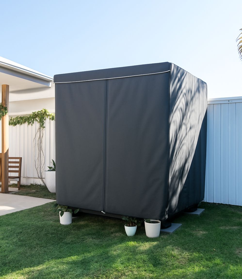 Sanctuary Outdoor 2 Person Sauna | Okoume | EU Plug