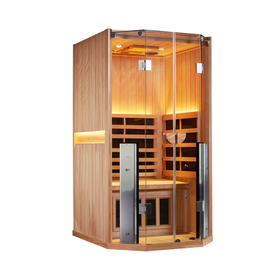 Sanctuary 1-Person Sauna | Okoume Pro | EU Plug