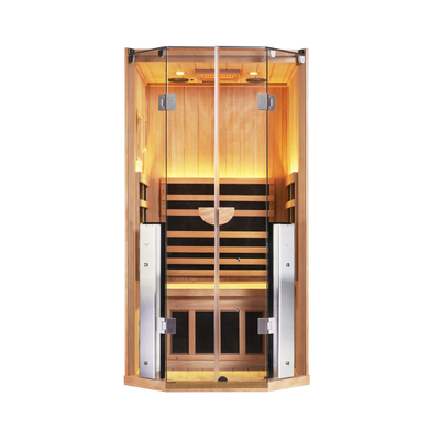 Sanctuary 1-Person Sauna | Okoume Pro | EU Plug