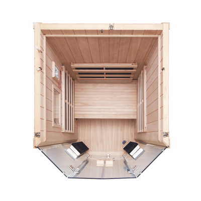 Sanctuary 1-Person Sauna | Okoume Pro | EU Plug