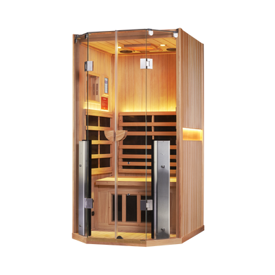 Sanctuary 1-Person Sauna | Okoume Pro | EU Plug