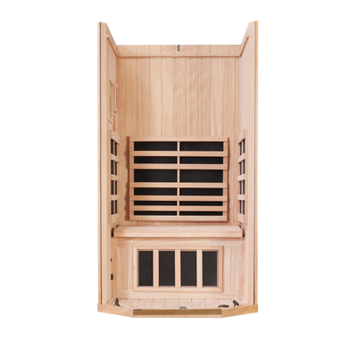 Sanctuary 1-Person Sauna | Okoume Pro | EU Plug