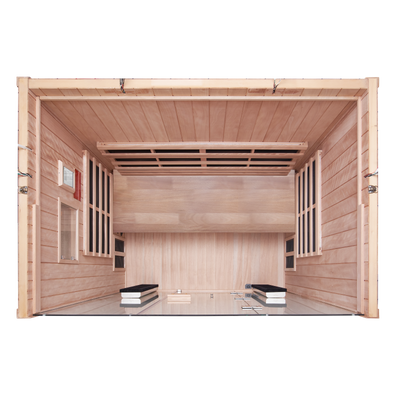 Sanctuary 3 Person Sauna | Okoume Pro | EU Plug