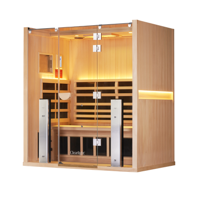 Sanctuary 3 Person Sauna | Okoume Pro | EU Plug