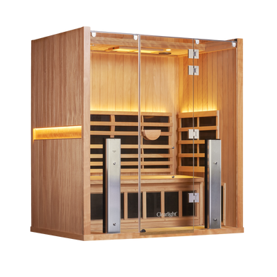 Sanctuary 3 Person Sauna | Okoume Pro | EU Plug