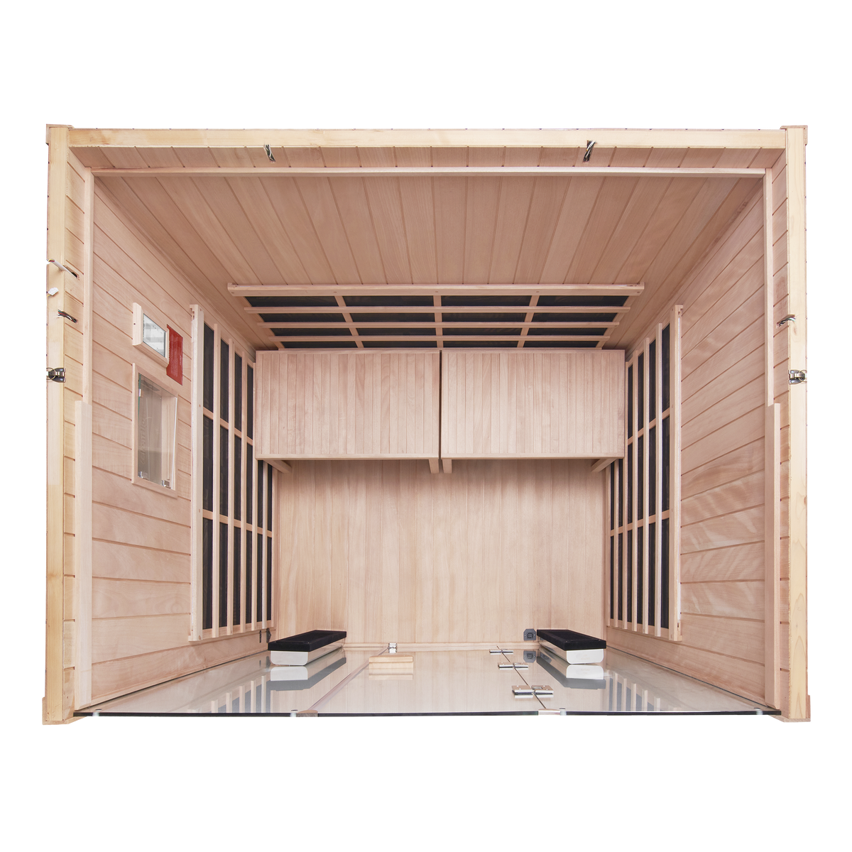 Sanctuary Yoga 4 Person Sauna | Okoume Pro | EU Plug