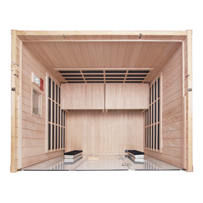 Sanctuary Yoga 4 Person Sauna | Okoume Pro | EU Plug