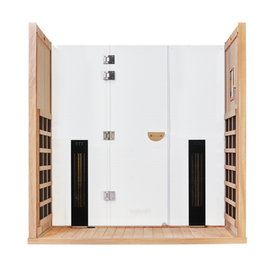 Sanctuary Yoga 4 Person Sauna | Okoume Pro | EU Plug